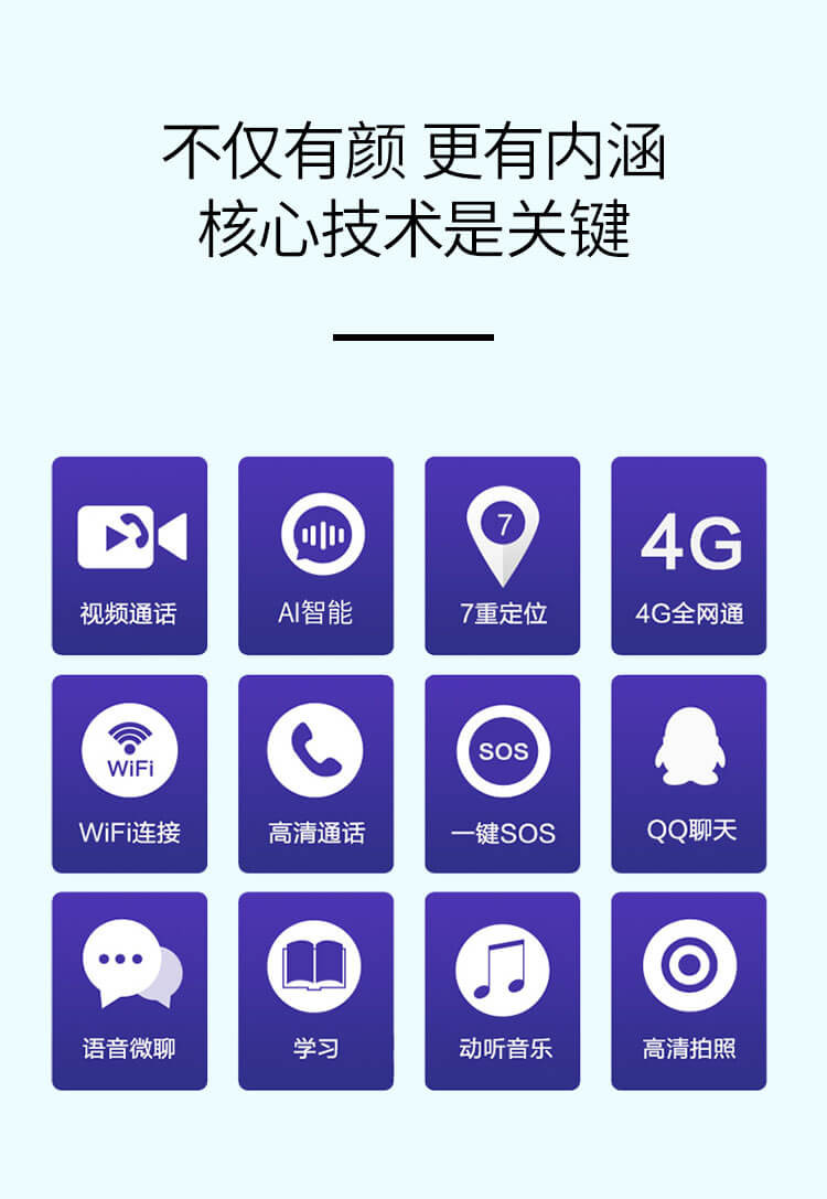 maikeshan 儿童智能定位手表 4G视频电话手表支持支付宝一键SOS【全网通送移动卡】X67