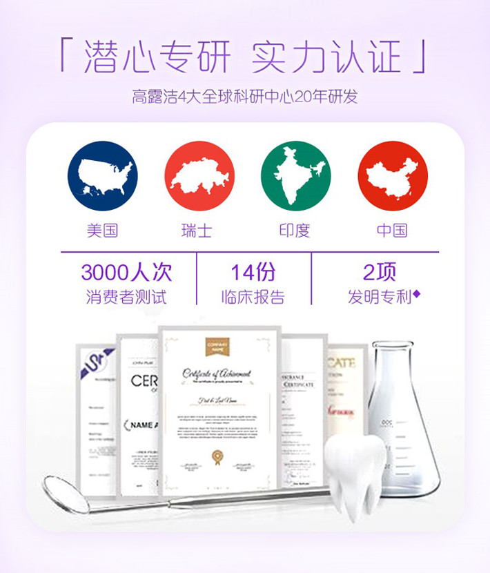 高露洁/Colgate 360°精粹养龈系列180g（送星空杯）