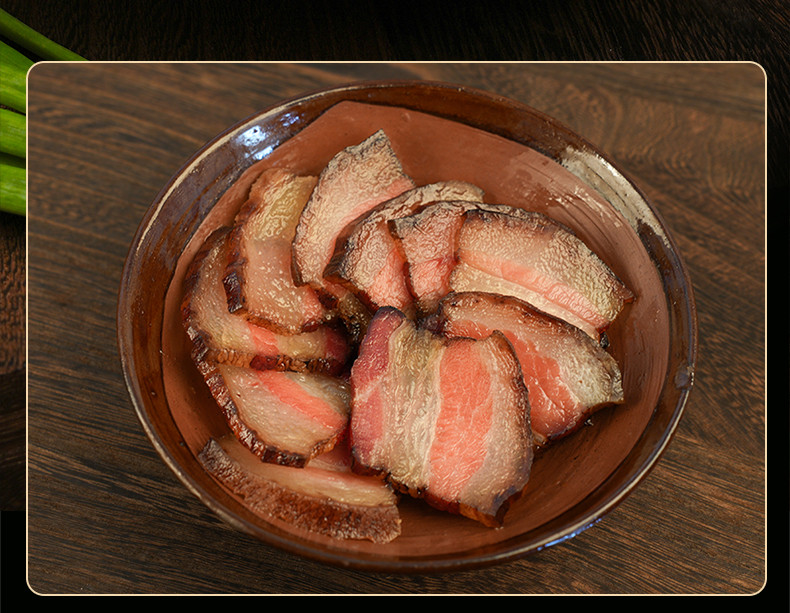 恩施土家高山松针烟熏腊香肠家常口味