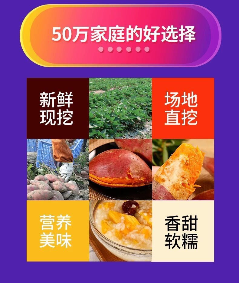 【香甜软糯】广东西瓜红蜜薯精选红薯新鲜番薯地瓜蔬菜批发5/10斤