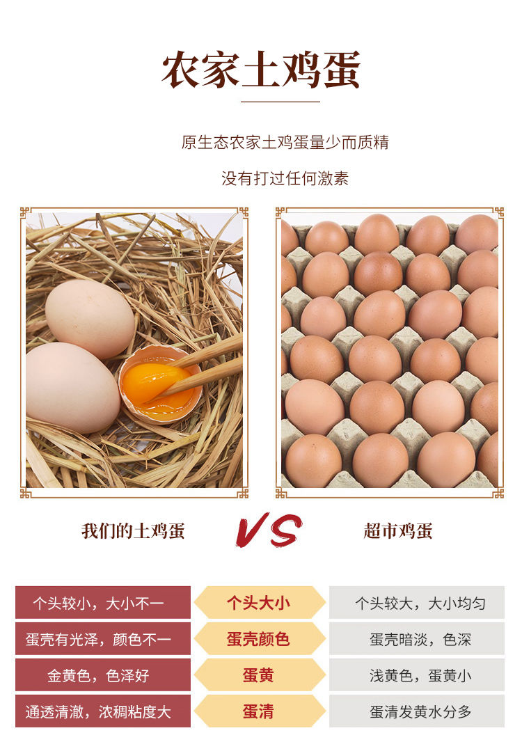 趣小馋 【到手价39.9元】正宗土鸡蛋散养农村柴鸡蛋礼盒