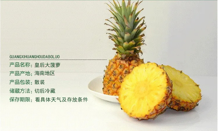 【10斤超值】海南新鲜大菠萝手撕香水菠萝凤梨水果8斤/5斤/2个装
