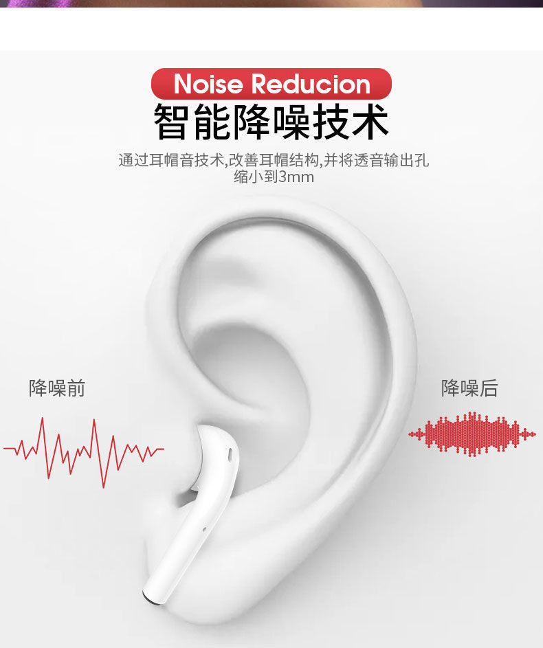 华强北无线蓝牙耳机二代苹果改名定位OPP.O小米vivo安卓通用双耳