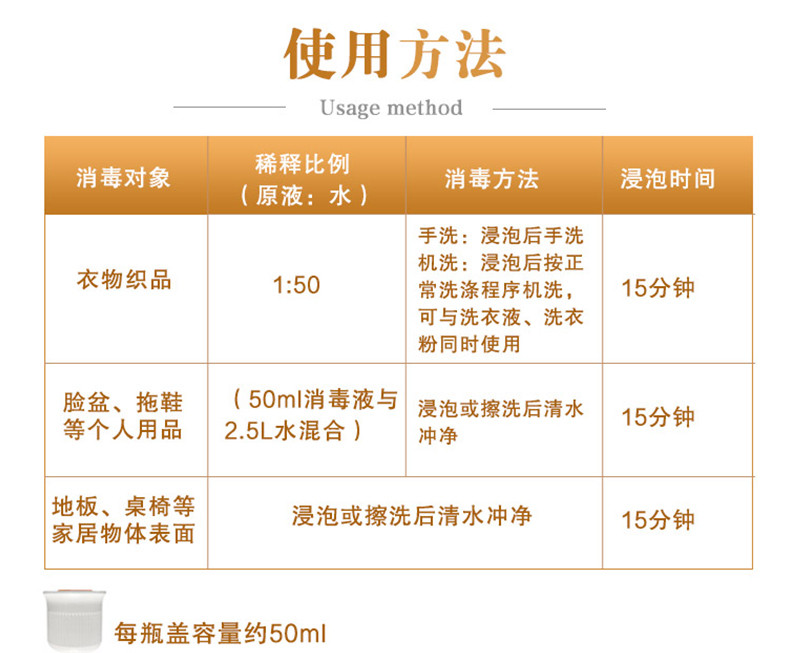 雕牌消毒液多用途1L瓶装