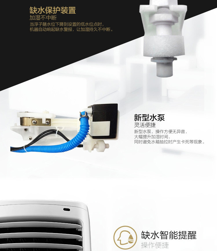 美的（Midea）空调扇/冷风扇/移动小空调扇/单冷智能遥控空调扇 AC120-16AR