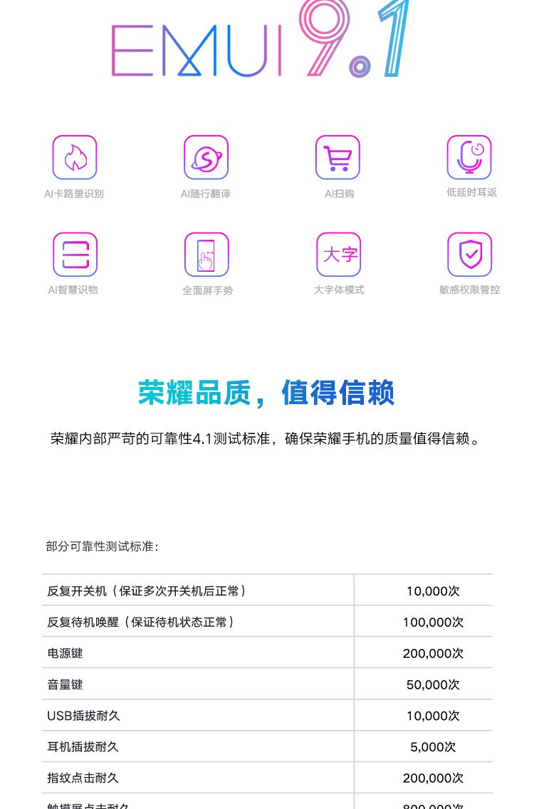 华为/HUAWEI 荣耀Play3e 5.71英寸珍珠全面屏 3GB+64GB全网通手机