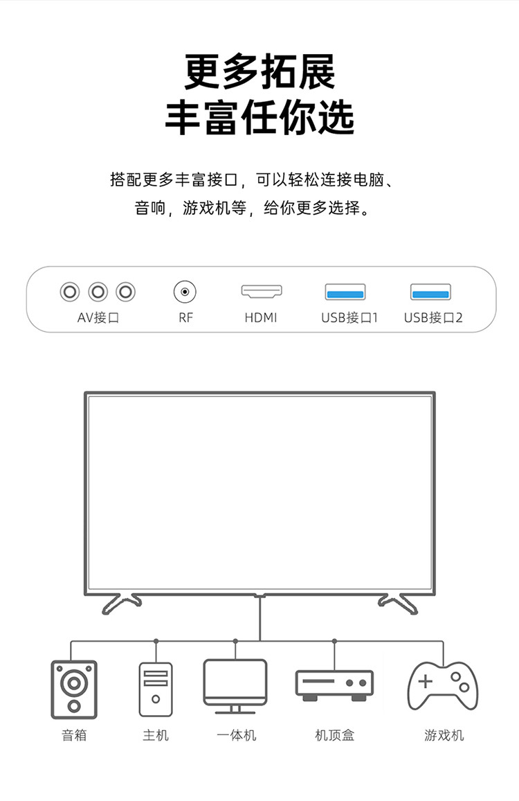 【内邮代理】爆款机08 威远邮政双12  长虹65英寸 65D4PS  4K超高清语音 全面屏电视