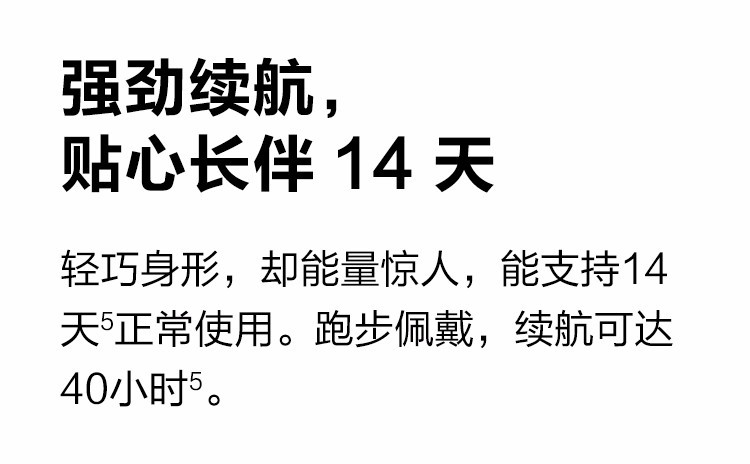 华为/HUAWEI 华为手环 4e 篮球精灵14天长续航 50米防水 专业跑姿指导 创新篮