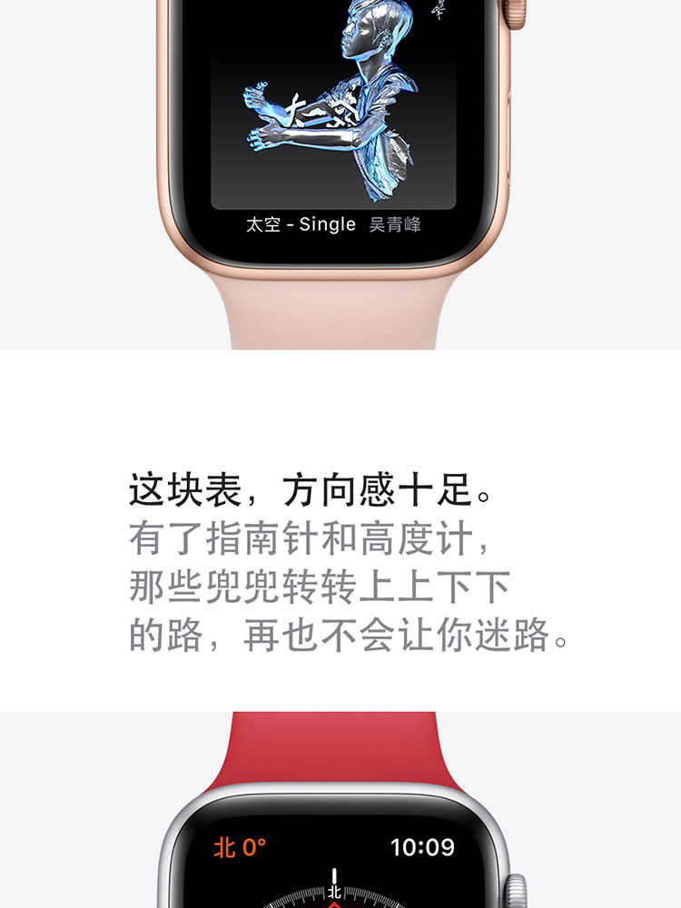 苹果/APPLE Apple Watch S5 智能手表 44mm（GPS+蜂窝款）