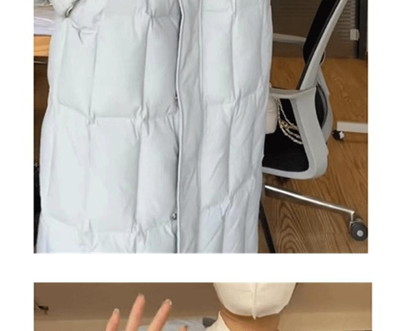  卓纪 羽绒服女2023年冬季新款韩版中长款海军领设计感洋气奶fuf