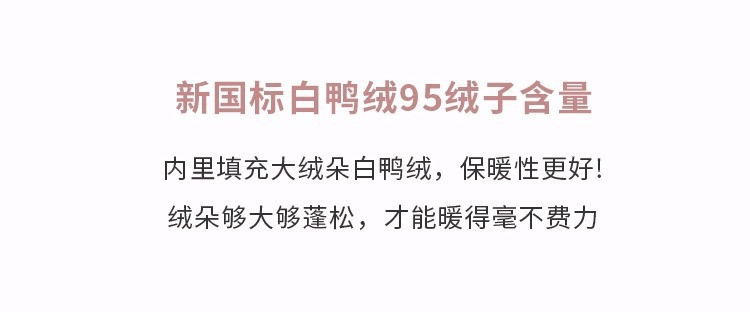 卓纪 新国标95白鸭绒轻奢面包服简约立领百搭羽绒服女小个子短款厚外