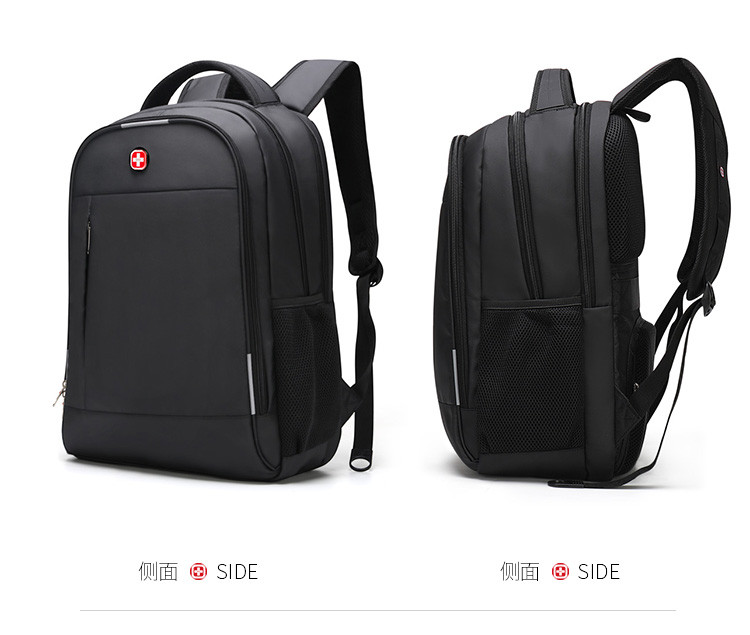 十字勋章 电脑包商务行李包旅行包学生书包健身包 17.3英寸【百年经典+USB充电】