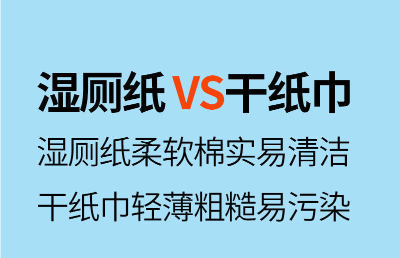 倩挥 湿厕纸擦屁股厕所纸巾厕纸湿巾家庭洁厕卫生纸家用湿厕巾 80抽*1包