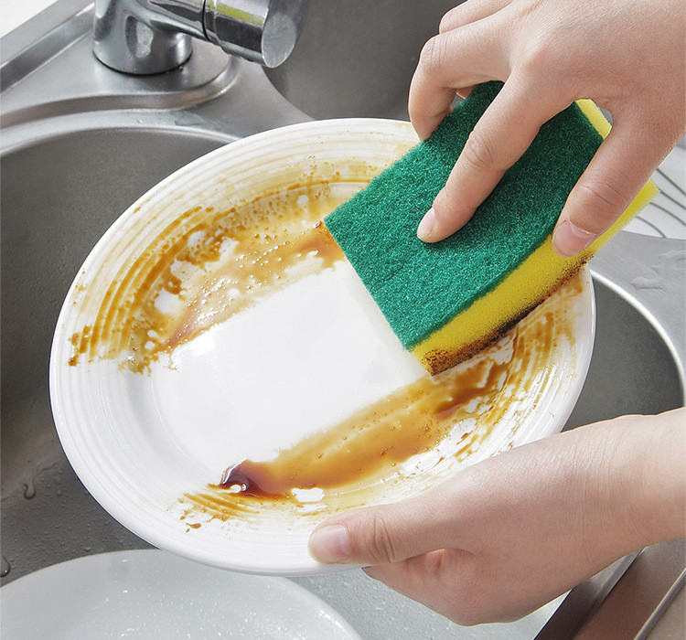 倩挥 洗碗海绵擦厨房清洁纳米海绵块魔力擦海绵百洁布洗碗洗锅刷抹布 5个装