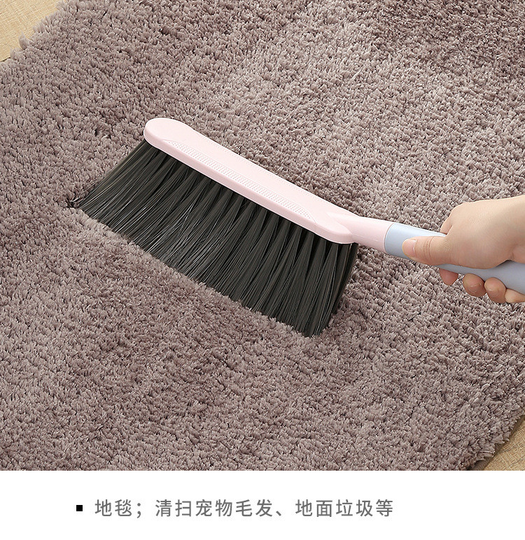倩挥 扫床刷家用卧室清洁神器长柄沙发地毯除尘软毛的刷子可爱床上笤帚 1把