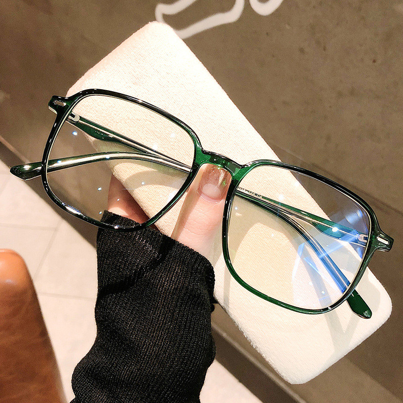 普琳丝 防蓝光眼镜框米钉 新款女网红款素颜眼镜架超轻韩版潮流平光镜