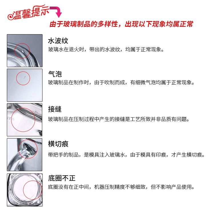 透明耐热玻璃碗带盖大中小号家用水果沙拉泡面汤碗吃饭蘸料碗套装