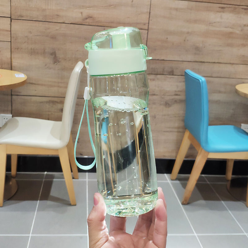 潮流韩版太空杯大容量学生水杯男女带盖吸嘴塑料防漏耐热杯子便携