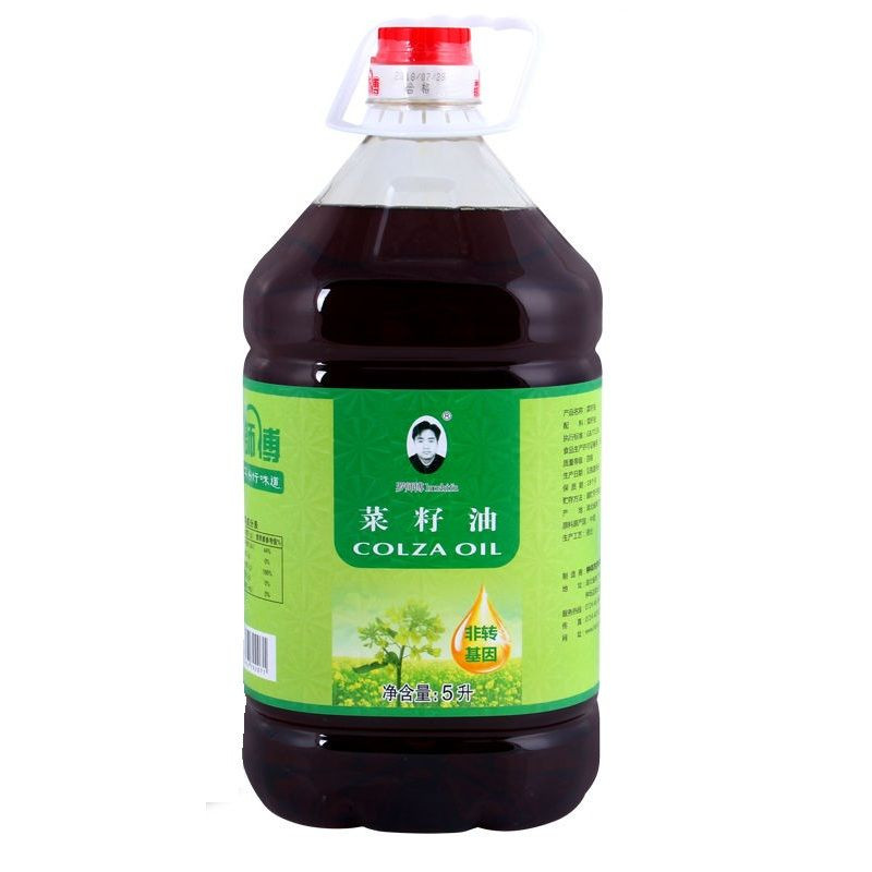 【菜籽油】纯香菜籽油5L/桶非转基因食用油【大牛美食】