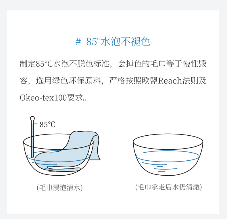 洁丽雅7256简柔方巾3条 纯棉方巾柔软吸水洗脸家用儿童正方形擦手挂式小毛巾（颜色随机）