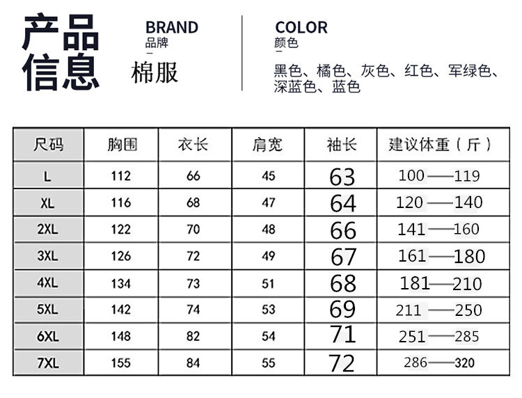 2020秋冬新款男装加厚棉服短款