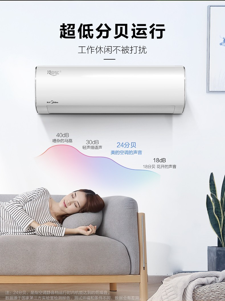 美的/MIDEA 美的冷静星KFR-35GW/PH400(B3)节能空调壁挂式家用挂机