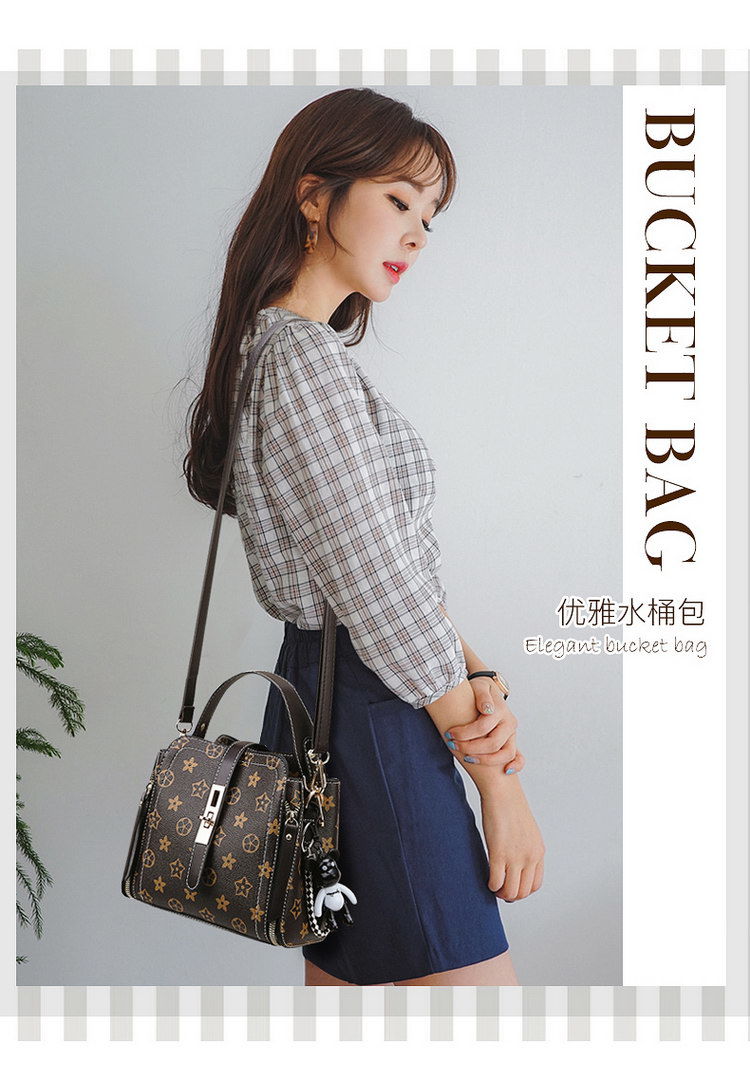 新款水桶包包女韩版单肩斜挎包时尚百搭女士手提包