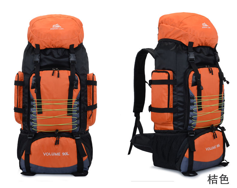 大容量双肩包户外登山包旅行背包打工行李背包男女露营帐篷双肩包