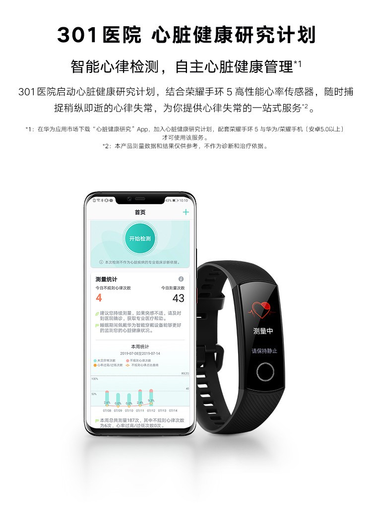 华为/HUAWEI 荣耀手环5  NFC/ 标准版