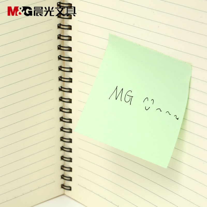 晨光/M&amp;G 晨光优事贴便签本自粘便条纸76*76mm 留言本3x3多彩自粘便条纸YS-10