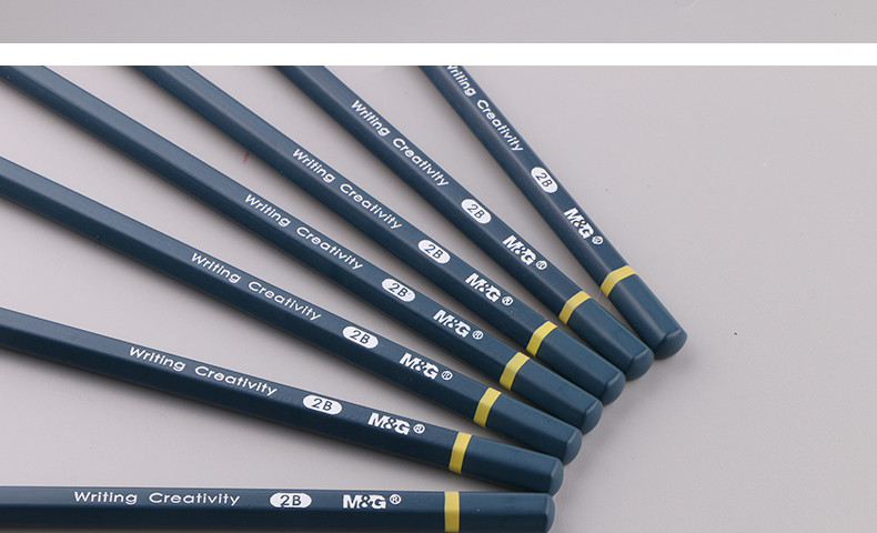 晨光/M&amp;G晨光文具2B木杆可削铅笔儿童学习AWP34601考试铅笔12支装易削不断