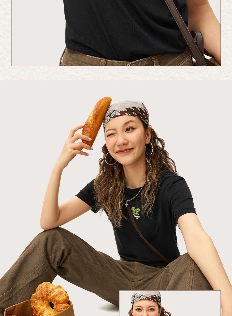 李宁/LI NING 中国文化系列女子短袖文化衫圆领T恤半袖运动服AHSU330
