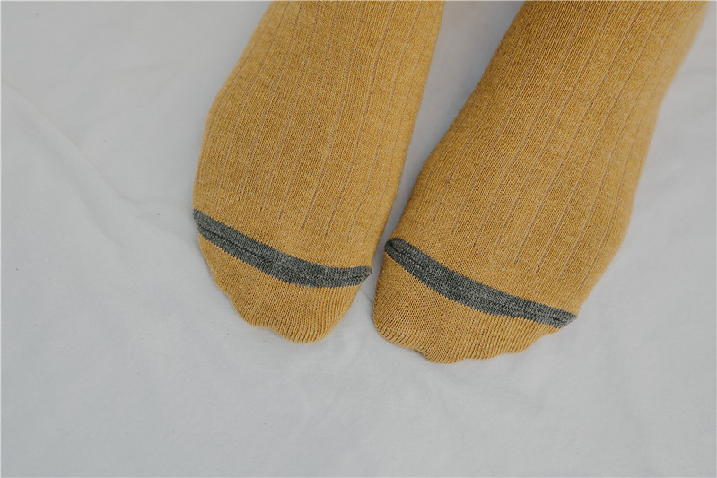 【领劵立减5元】男女袜子10双彩色基础款脚尖分色男士女士中筒袜子
