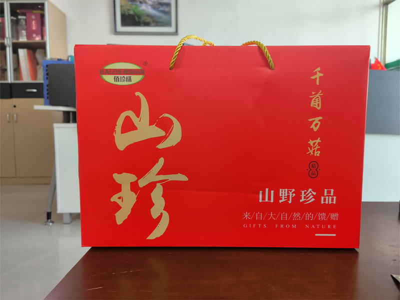 佰珍膳 红色菌菇干货礼盒950g