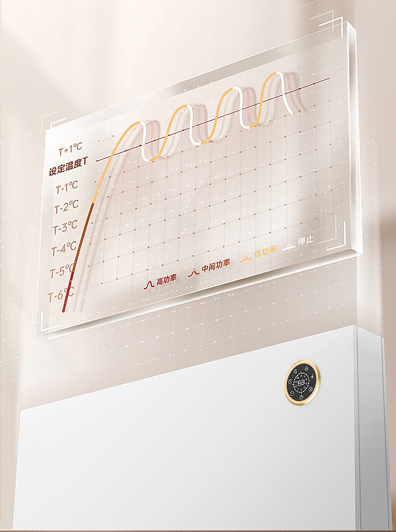 艾美特/AIRMATE 取暖器电暖器家用电热暖气智能控温烤火