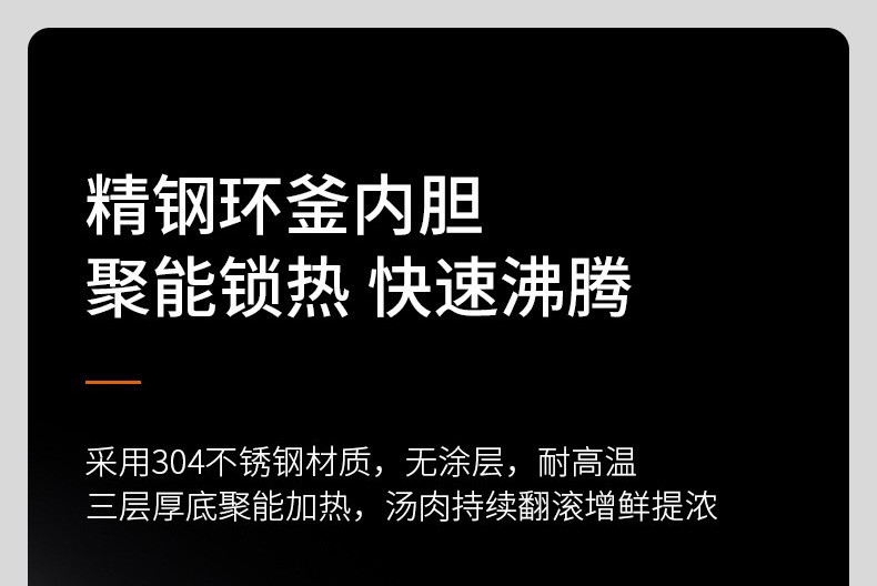 九阳/Joyoung 电压力锅5L大容量双胆压力煲全程沸腾 IH电磁加热低脂降噪 