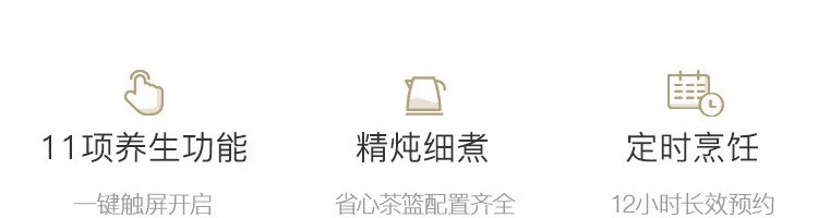 【网易严选】多功能 养生壶 电热壶热水壶烧水壶1.5L 办公居家适用