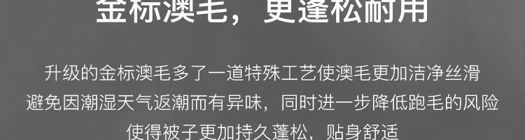 【网易严选】轻奢澳洲羊毛被抗菌升级