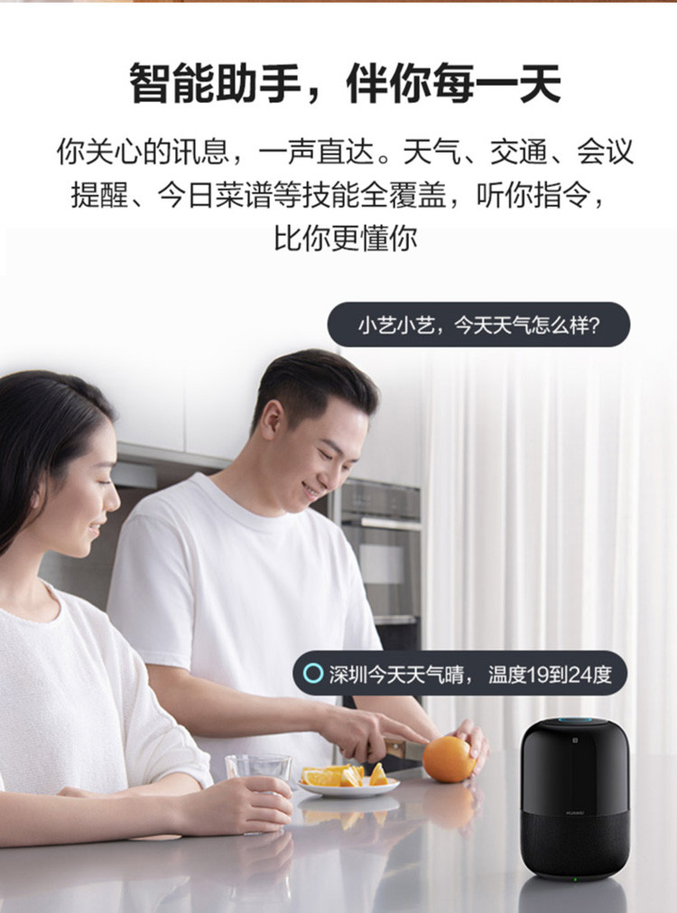 HUAWEI/huawei AI音箱 2 蓝牙音箱 一碰传音 无电池