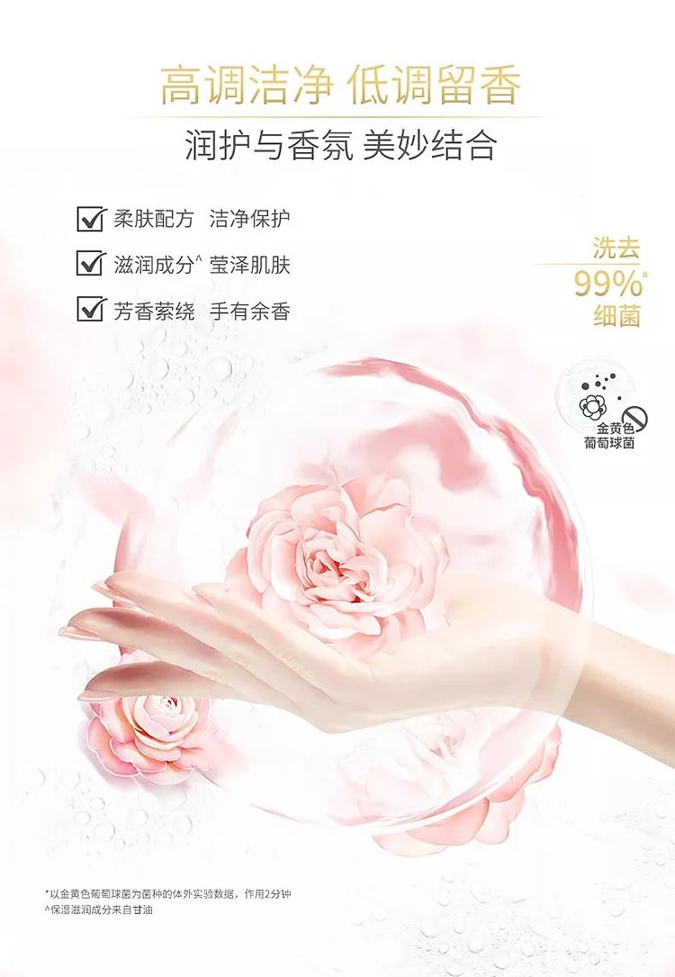 力士/LUX 香氛洗手液 蜜柚清香/栀花淳香 400g*2瓶（香型随机发货）