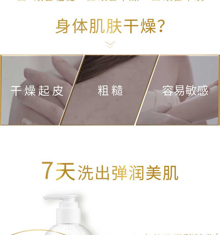 多芬/DOVE  茉莉植萃甄选滋养沐浴乳500g两瓶