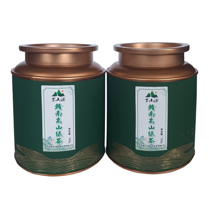 富元山 江西赣南高山绿茶安远百山源茶叶100g/罐