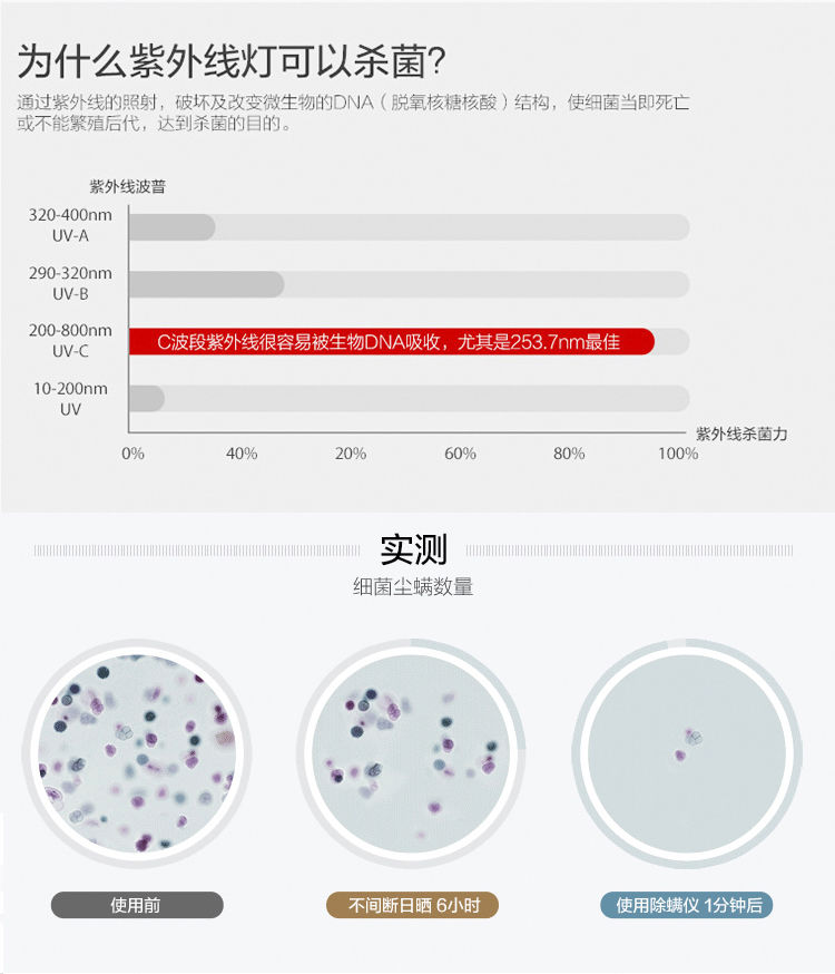 除螨仪家用床上吸尘器小型去螨虫神器手持式紫外线床铺杀菌除螨机