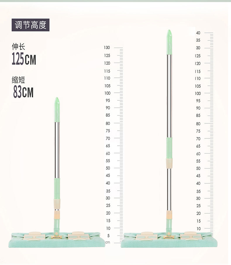 擦地神器大号平板拖把免手洗懒人家用墩布旋转瓷砖木地板拖布包邮