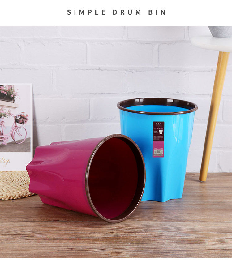 】垃圾桶分类创意卧室家用大小号卫生间厨房客厅无盖塑料