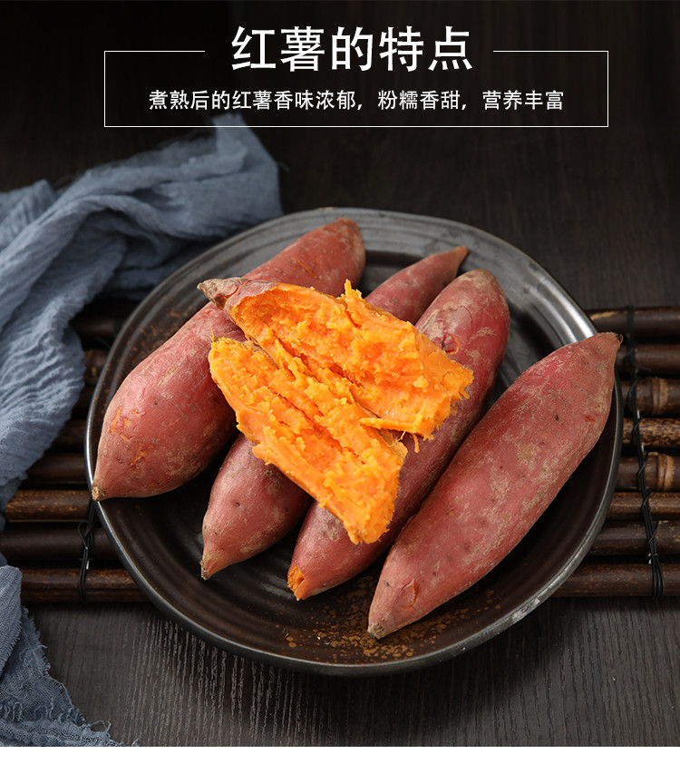 佳怡康 【领券立减10元】西瓜红蜜薯红薯沙地红蜜薯红心红薯3/5/10斤