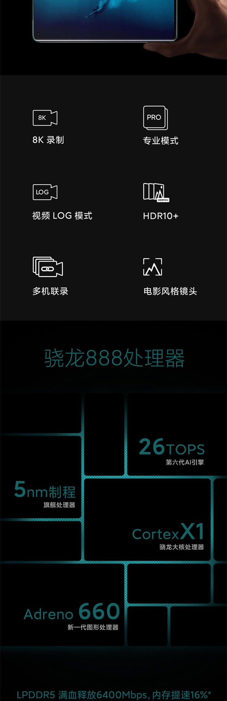 小米/MIUI 11 Pro 骁龙888 67W无线闪充 3D玻璃工艺 游戏智能5G手机