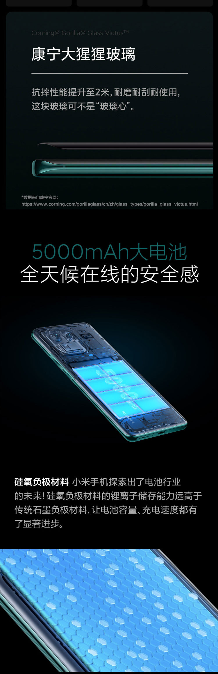 小米/MIUI 11 Pro 骁龙888 67W无线闪充 3D玻璃工艺 游戏智能5G手机