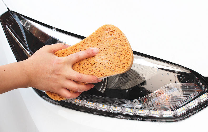 洗车海绵特大号专用强力去污擦车高密度蜂窝吸水方块海绵汽车工具