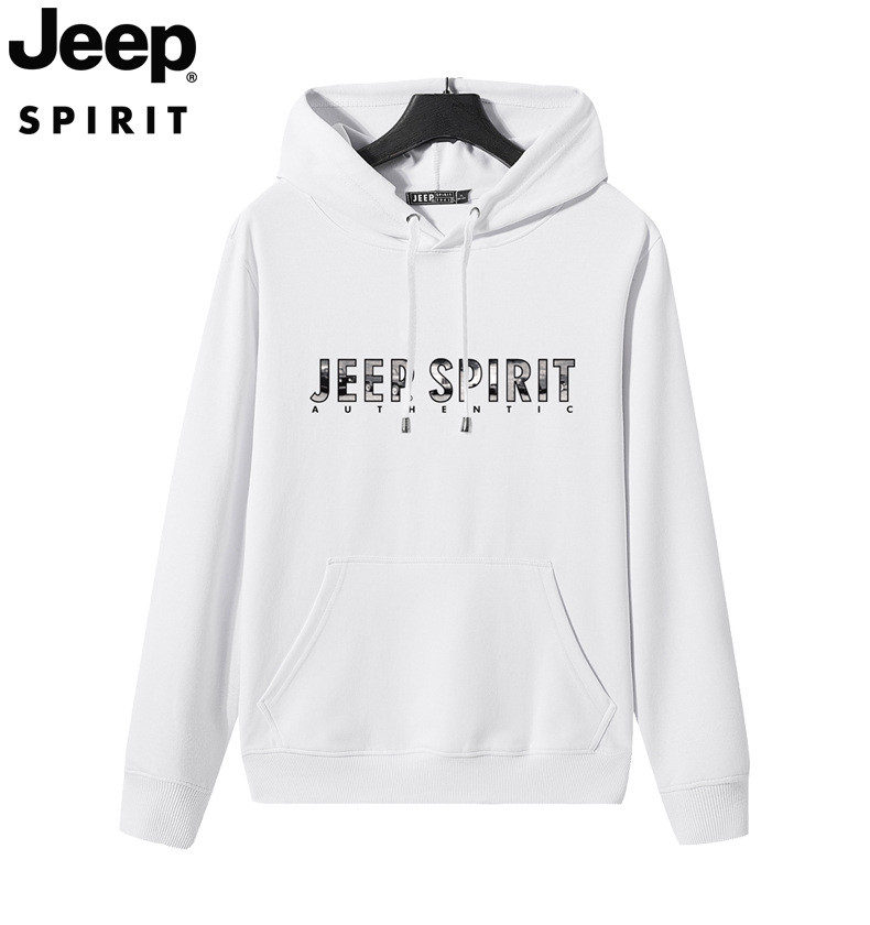 JEEP/吉普卫衣男士连帽上衣薄韩版上衣男士套头衫HD7838